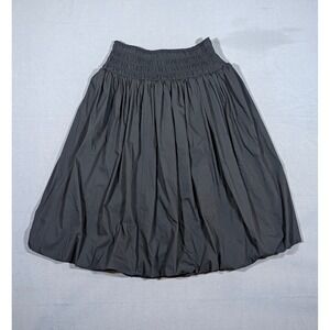 Truth by Republic Black Bubble Skirt Smocked Waist Midi XL